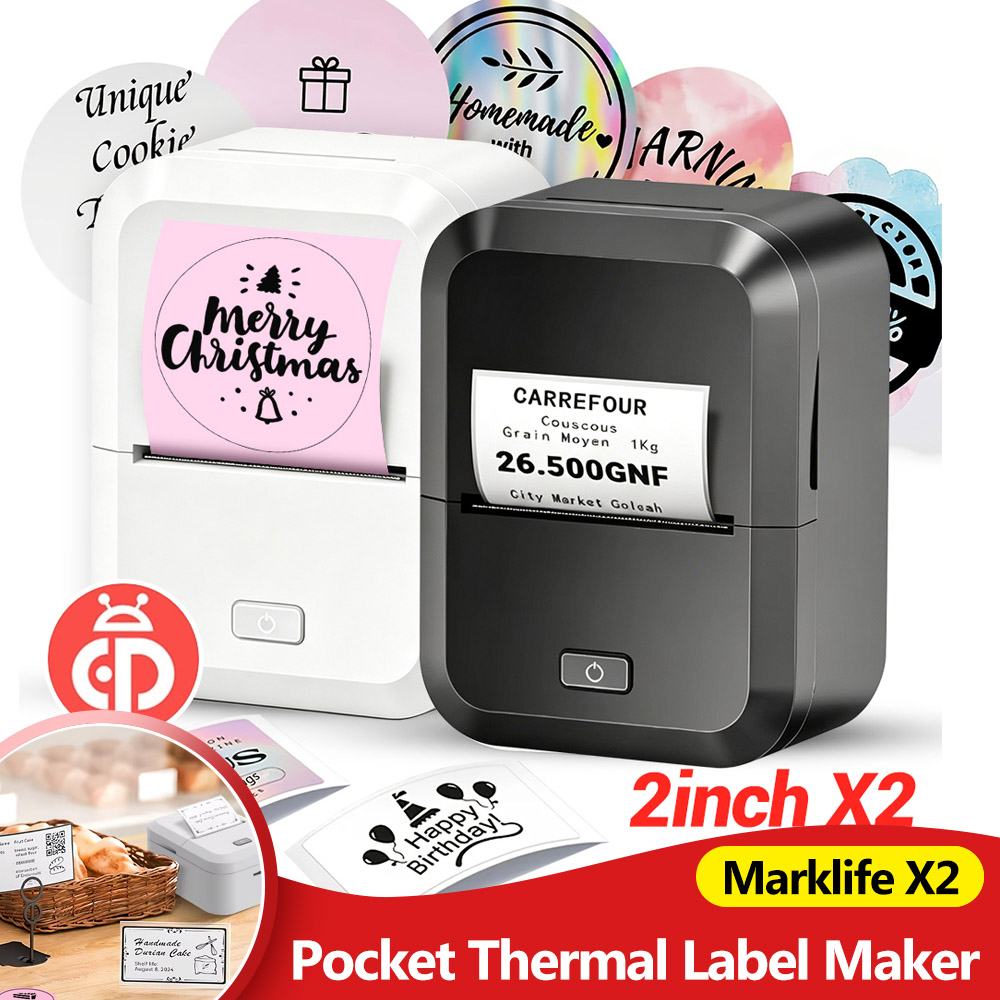 Commercial Book Printing Machines - Marklife X2 Portable Thermal Printer Bluetooth