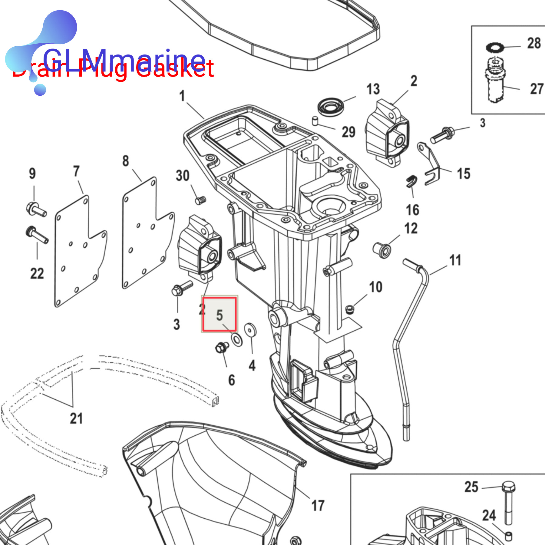 Drain Screw Gasket & Drain Plu - огляд і ціна Ink Cartridge