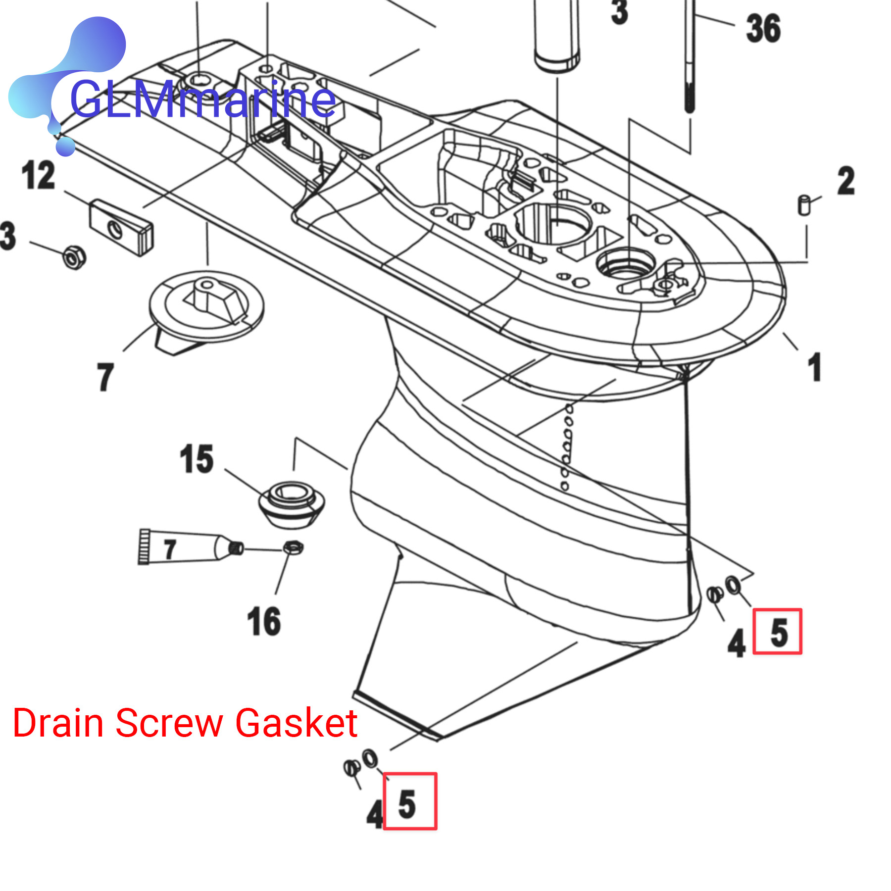 Drain Screw Gasket & Drain Plu - огляд і ціна Ink Cartridge
