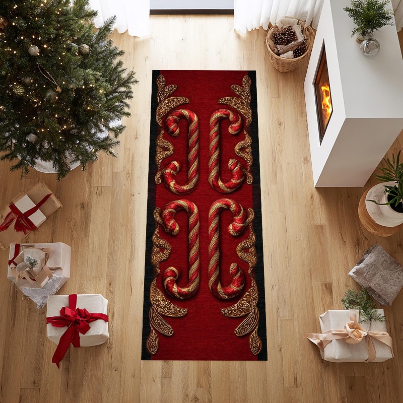Xmas Bauble Print Runner Rug P - огляд і ціна Commercial Fabric Printing Machine