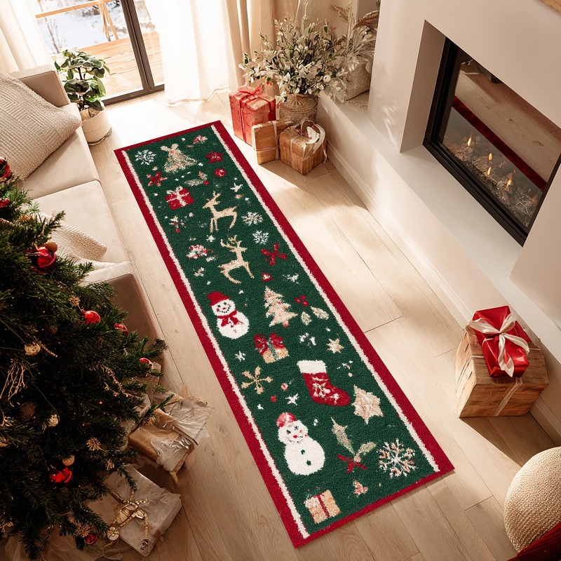 Xmas Bauble Print Runner Rug P - огляд і ціна Commercial Fabric Printing Machine