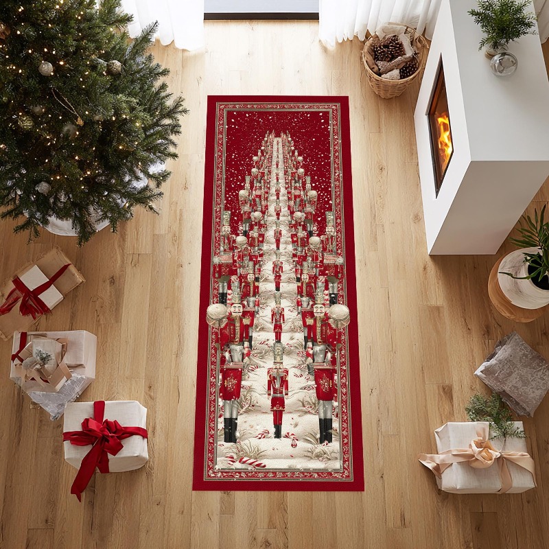 Xmas Bauble Print Runner Rug P - огляд і ціна Commercial Fabric Printing Machine