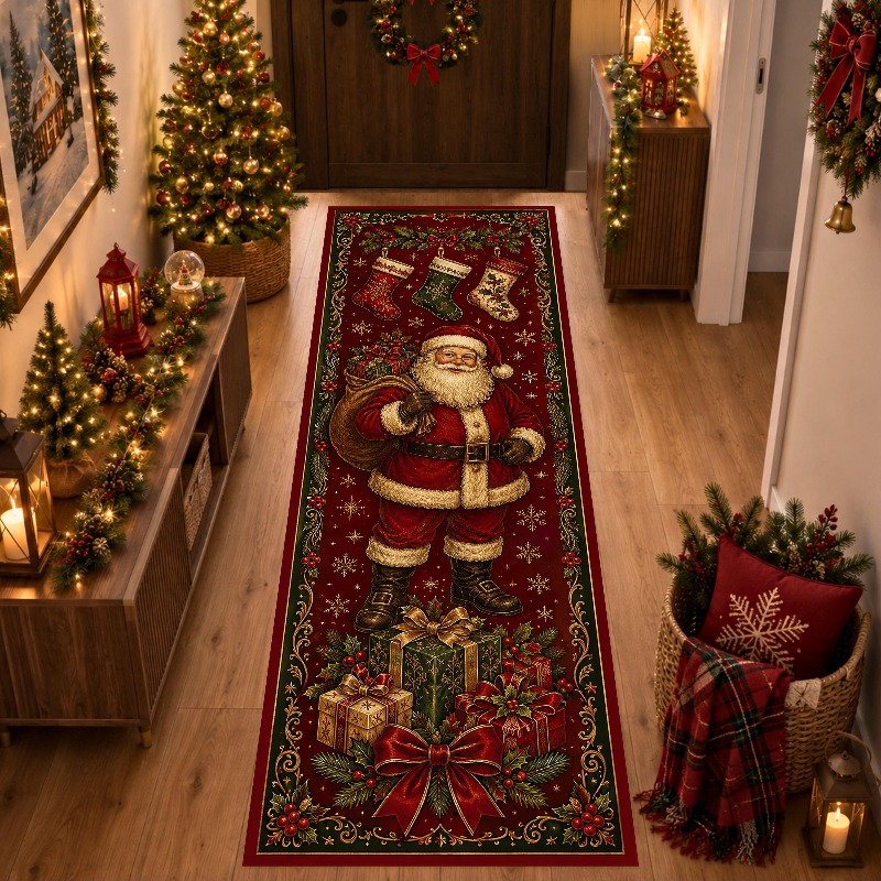 Santa Gift Print Runner Rug Pr - огляд і ціна Commercial Fabric Printing Machine