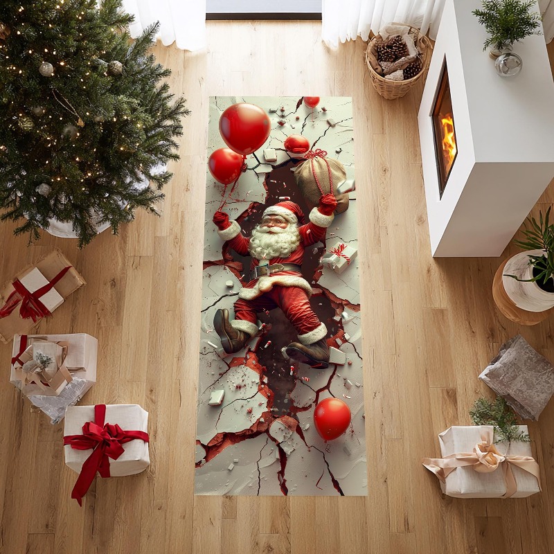 Santa Gift Print Runner Rug Pr - огляд і ціна Commercial Fabric Printing Machine