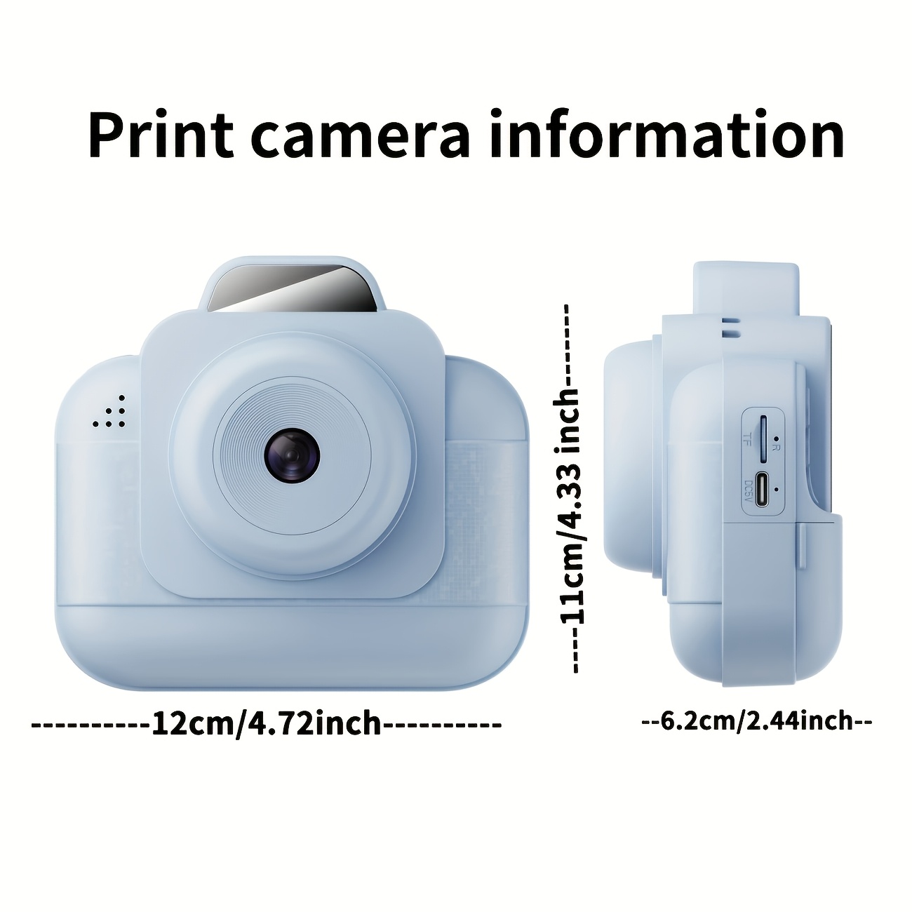 Portable photo printer (blue)  - огляд і ціна Printer Paper